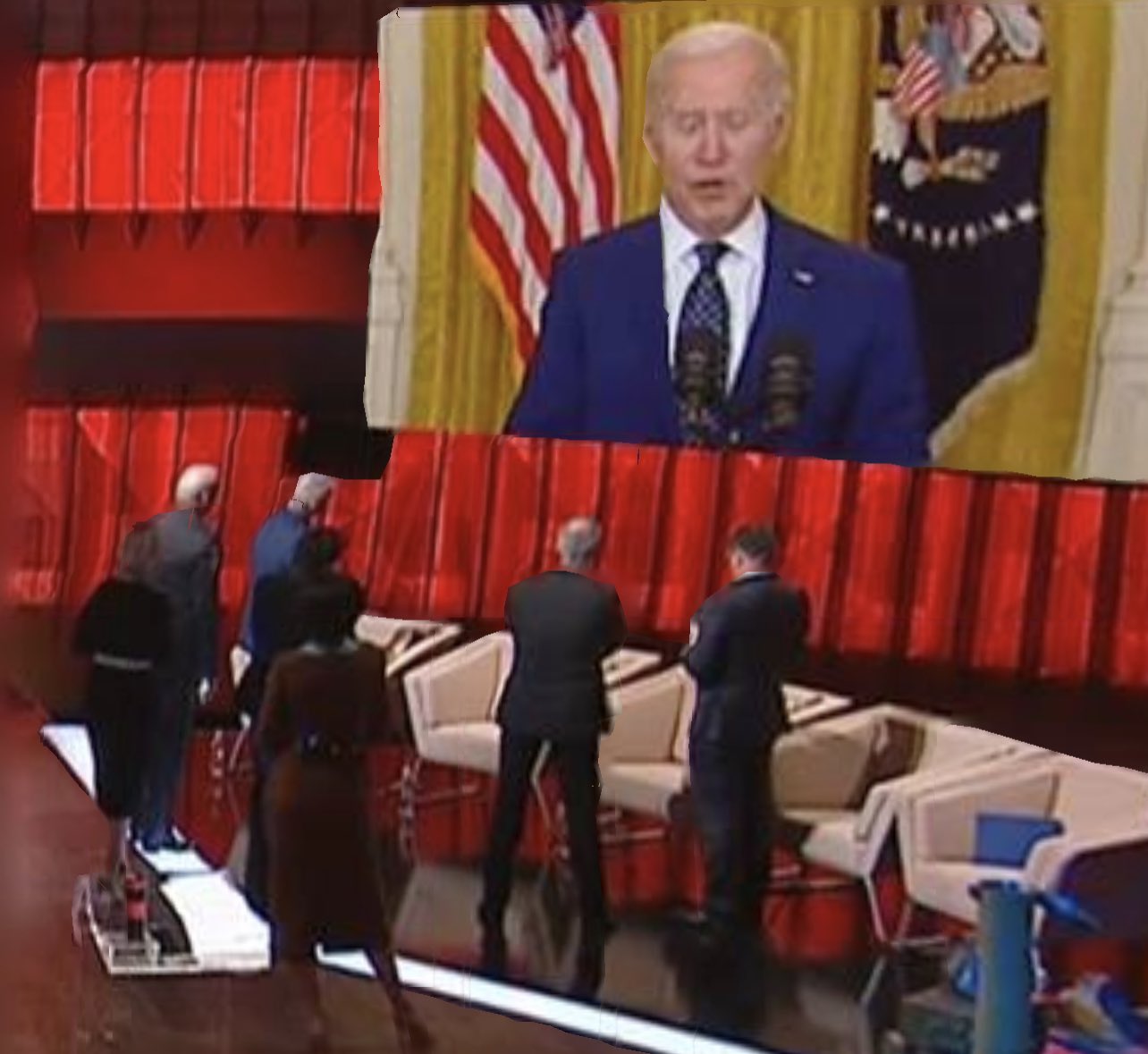 Ток-шоу на украинском ТВ резко прервали из-за выступления Байдена по России