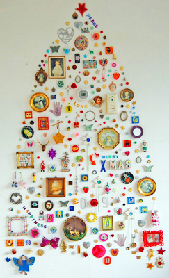 Ёлка из подручных средств