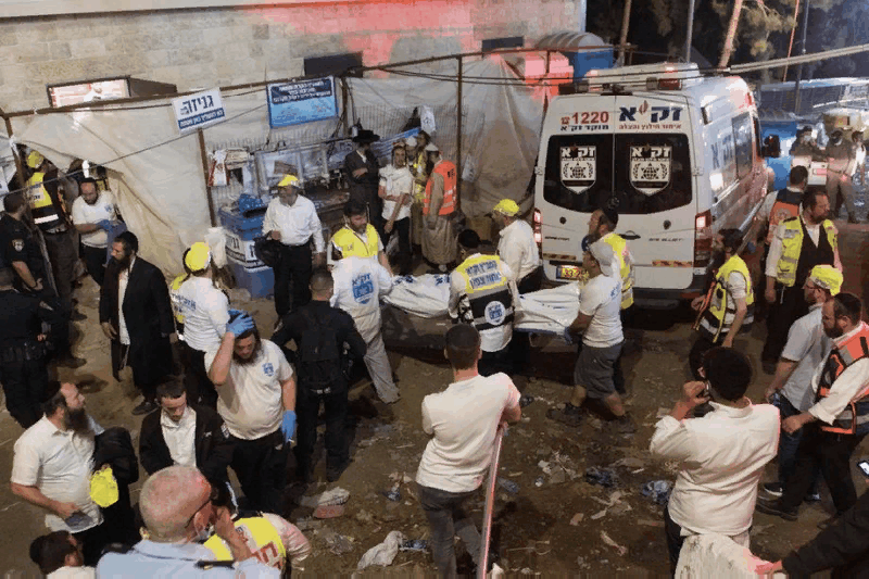 Обрушение трибуны в Израиле