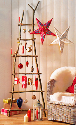 Ёлка из подручных средств