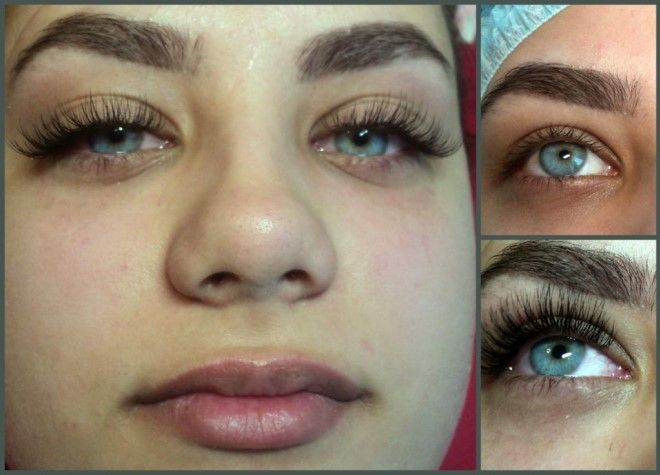 Жуткое «кустарное» наращивание ресниц