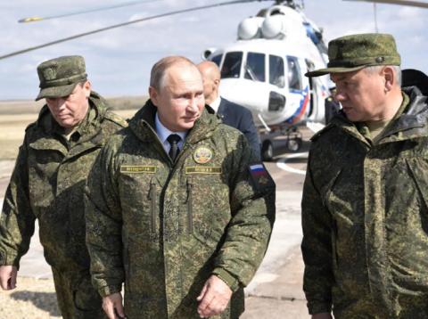 Путин в армии