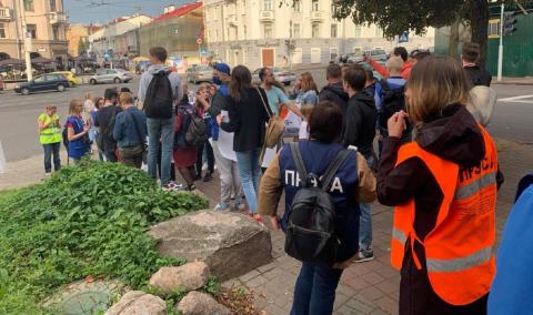 Белорусские журналисты протестуют против задержаний коллег