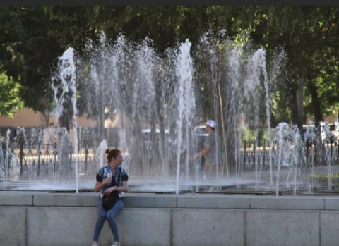 Жара в Астрахани