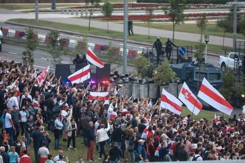 митинг в Белоруссии