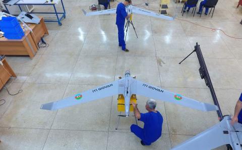 Новый азербайджанский беспилотник "Гоним, как псов" Беспилотник