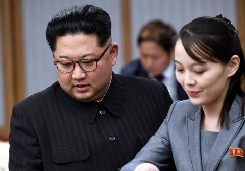 Ким Чен Ын и Ким Ё Чжон