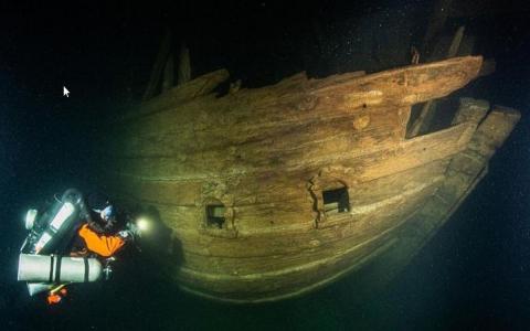 затонувший корабль фото