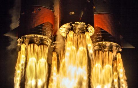 Старт ракеты-носителя