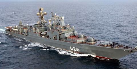 "Вице-Адмирал Кулаков" корабли ВМФ России и американцы