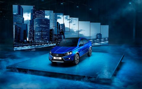 Lada Vesta Cross Black фото