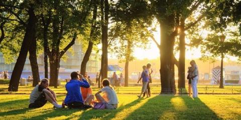 Лето в городе картинка Лето в городе