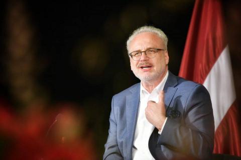 Латвийцев возмутили слова президента Левитса о «чужой войне»