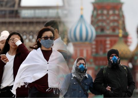 люди в медицинских масках