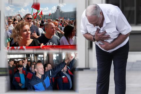 Митинги против Лукашенко Белоруссия