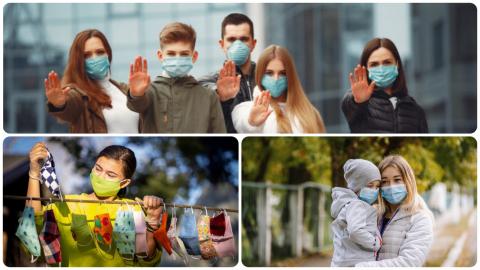  маски люди в масках коронавирус фото