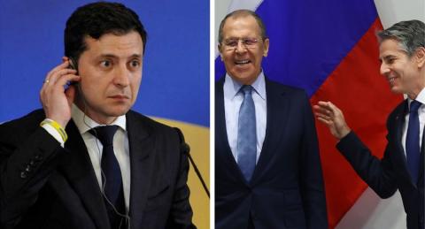 Реакция Киева на встречу Лаврова и Блинкена