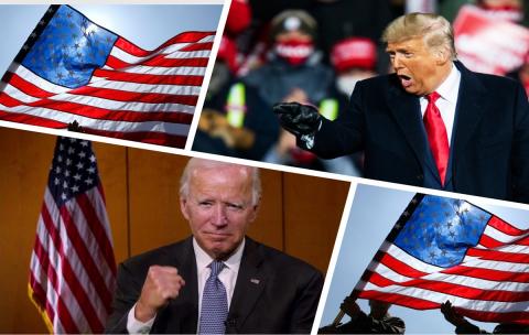 Трамп и Байден Трамп и Байден