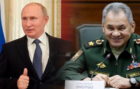 Путин и Шойгу Путин и Шойгу