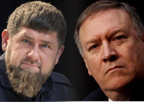 Кадыров сообщил о введении в Чечне санкций против Помпео 