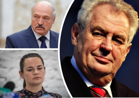 Лукашенко Земан Тихановская