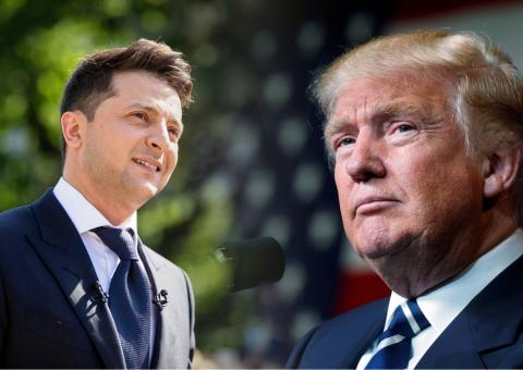 Украина дала обещание не вмешиваться в выборы главы Белого дома Зеленский Трамп