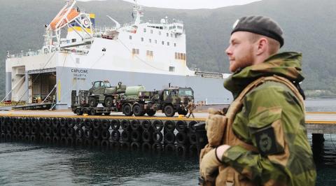 высадка войск НАТО в Норвегии