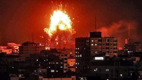 Обстрел города