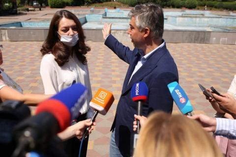 Фонтан в парке Плевен Ростов