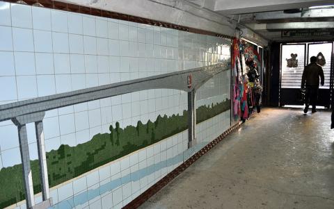 Переход на перекрестке Буденновского и Московской в Ростове Подземный переход с мозаикой