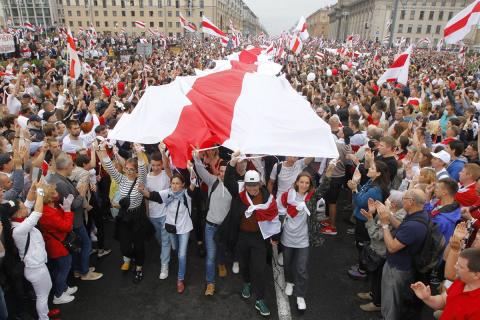 протесты в  Белоруссии