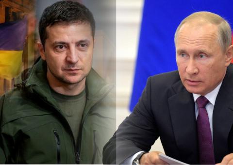 Путин и Зеленский