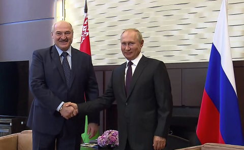 Владимир Путин и Александр Лукашенко Владимир Путин и Александр Лукашенко