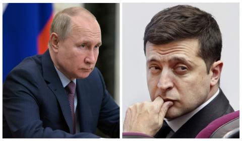 Путин и Зеленский Ответ Киева на предложение Путина