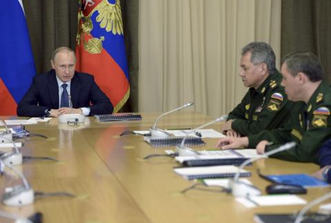 Путин Шойгу совещание