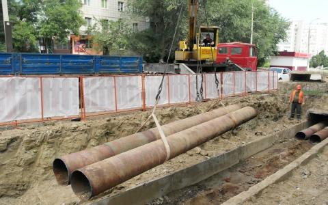 ремонтные работы на теплотрассе