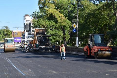 Ремонтные работы на улице Невского