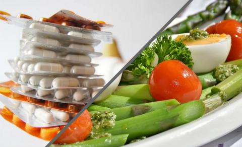 Таблетки и еда