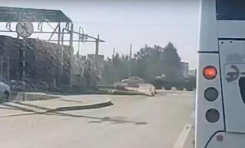 Появление военной техники в Ростове