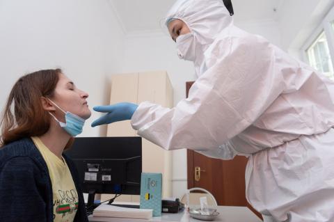 Тест коронавирус мазок