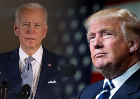 Трамп и Байден Трамп и Байден