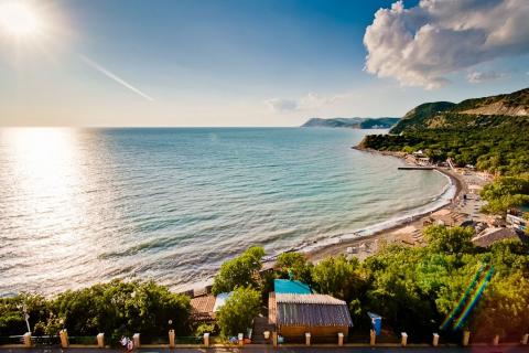 Российский курорт Россия курорт море пляж