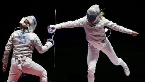 Росссия выиграла золото Олимпиады-2016 по командной сабле у Украины Росссия выиграла золото Олимпиады-2016 по командной сабле у Украины