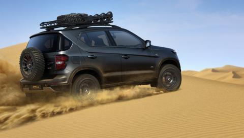 В Сеть попали неофициальные изображения новой версии автомобиля «Нива»