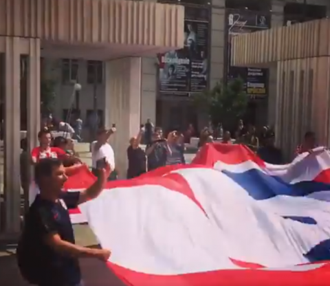 Болельщики сборной Хорватии: «Спасибо, Россия!»