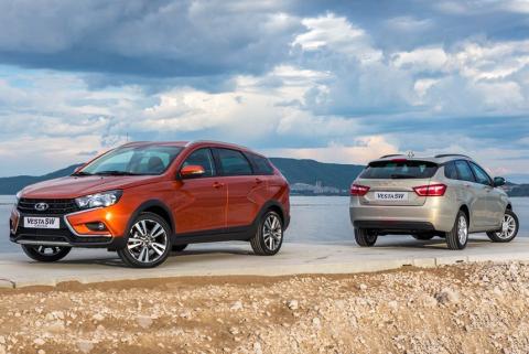 Лада Веста Кросс-2018: появились первые реальные фото кроссового седана в новом кузове