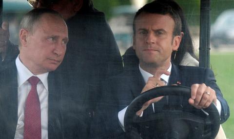 Путин и Макрон