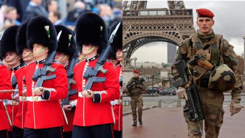 Английские и французские военные Что едят в армии Англии и Франции - чей сухпаек оказался вкусней?