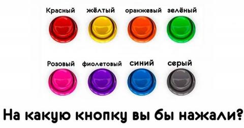 Тест на характер Быстрый тест на характер: какую кнопку вы бы нажали, чтобы изменить свою жизнь