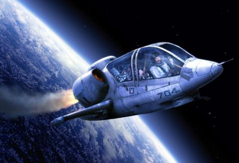 На орбите Луны замечен звездный человек в шлеме за рулем – уфологи